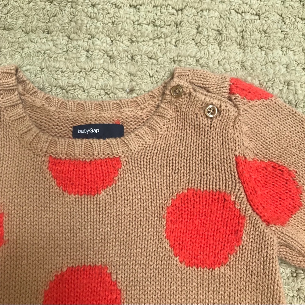 Baby Gap Polka Dot Sweater Dress